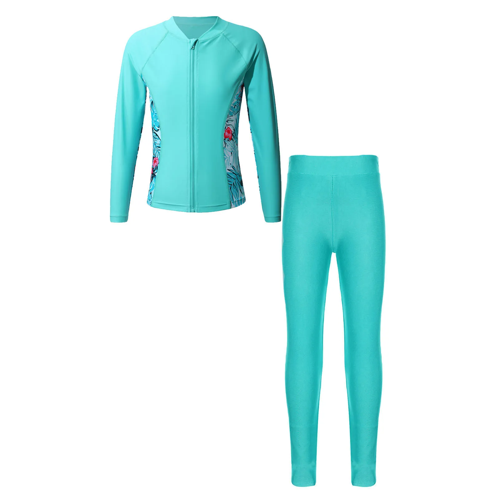 2pcs Swimsuit for Kids Girls Swimwear Beachwear Outfits Long Sleeve Swim Tops with Pants Sets for Bathing Suits Surfing Swimming
2pcs Swimsuit for Kids Girls Swimwear Beachwear Outfits Long Sleeve Swim Tops with Pants Sets for Bathing Suits Surfing Swimming