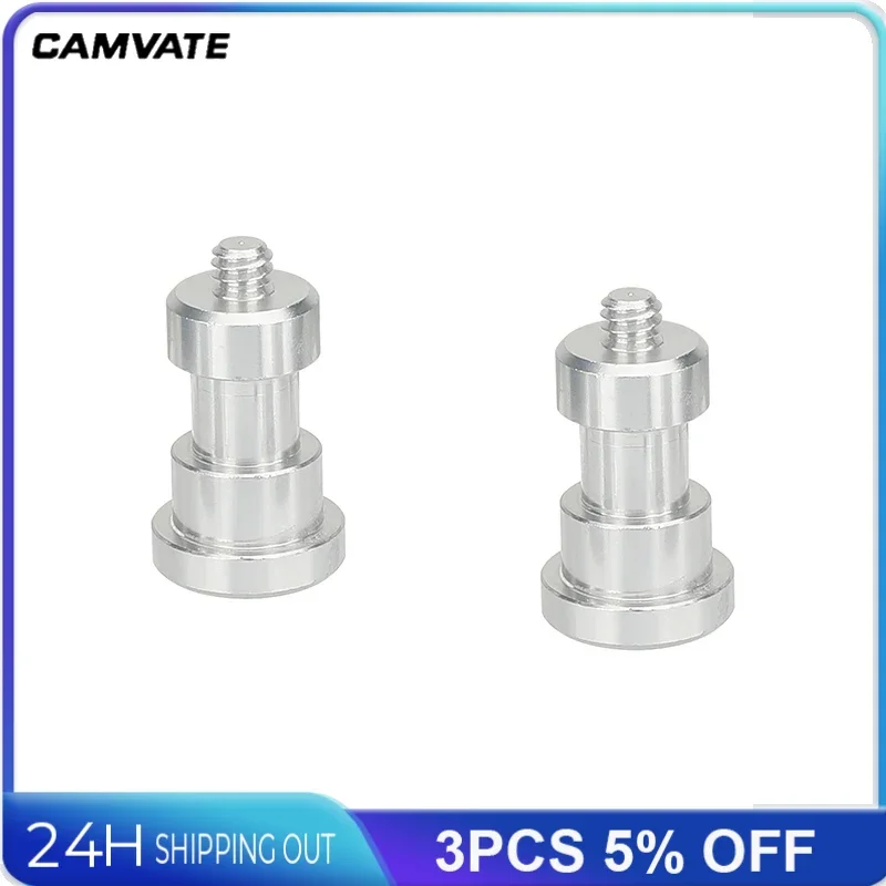 Алюминиевый Резьбовой Адаптер CAMVATE с наружной резьбой 1/4 "-20" для фотосъемки, аксессуары, штатив для фонарика, 2 шт./5 шт.
Алюминиевый Резьбовой Адаптер CAMVATE с наружной резьбой 1/4 "-20" для фотосъемки, аксессуары, штатив для фонарика, 2 шт./5 шт.