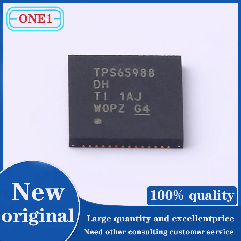1PCS / lot Новый оригинальный распределительный переключатель TPS65988DHRSHR TPS65988DH QFN - 56 (7x7) ROHS
1PCS / lot Новый оригинальный распределительный переключатель TPS65988DHRSHR TPS65988DH QFN - 56 (7x7) ROHS