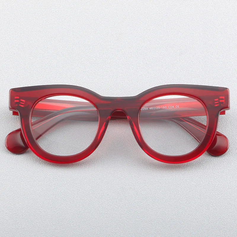 Women Retro Wine Red Leopard Cat Eye Reading Myopia Glasses Frame Female Fashion Sexy Round Thick Acetate Optical Spectacles
Women Retro Wine Red Leopard Cat Eye Reading Myopia Glasses Frame Female Fashion Sexy Round Thick Acetate Optical Spectacles