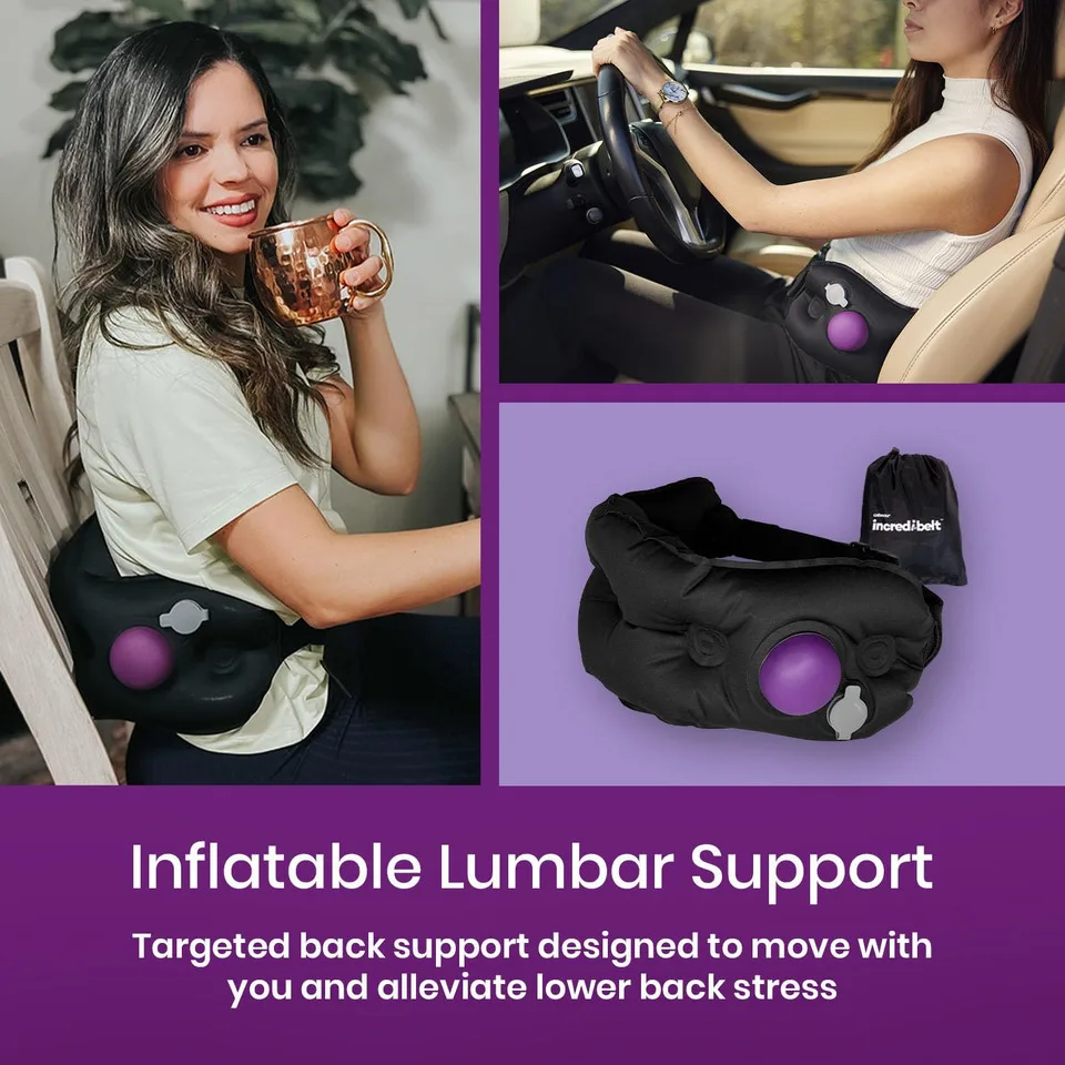 Inflatable Lumbar Support Pillow For Office Chair & Car Seat Air Pump Included Reduces Lower Back Pain Household Rubber Product
Inflatable Lumbar Support Pillow For Office Chair & Car Seat Air Pump Included Reduces Lower Back Pain Household Rubber Product