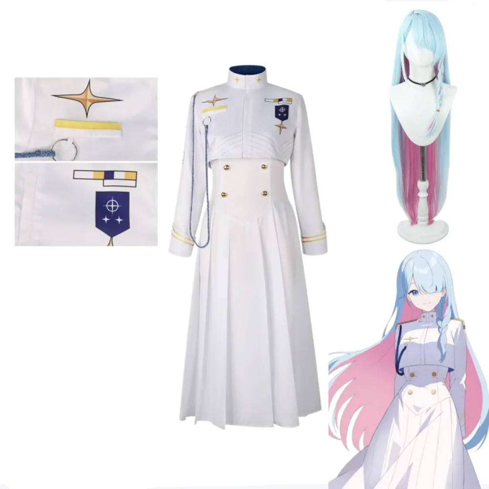 Blue Archive Federal Student Council President Same Style Cosplay Costume White Dress Adult Women Halloween Carnival Stage Wear
Blue Archive Federal Student Council President Same Style Cosplay Costume White Dress Adult Women Halloween Carnival Stage Wear