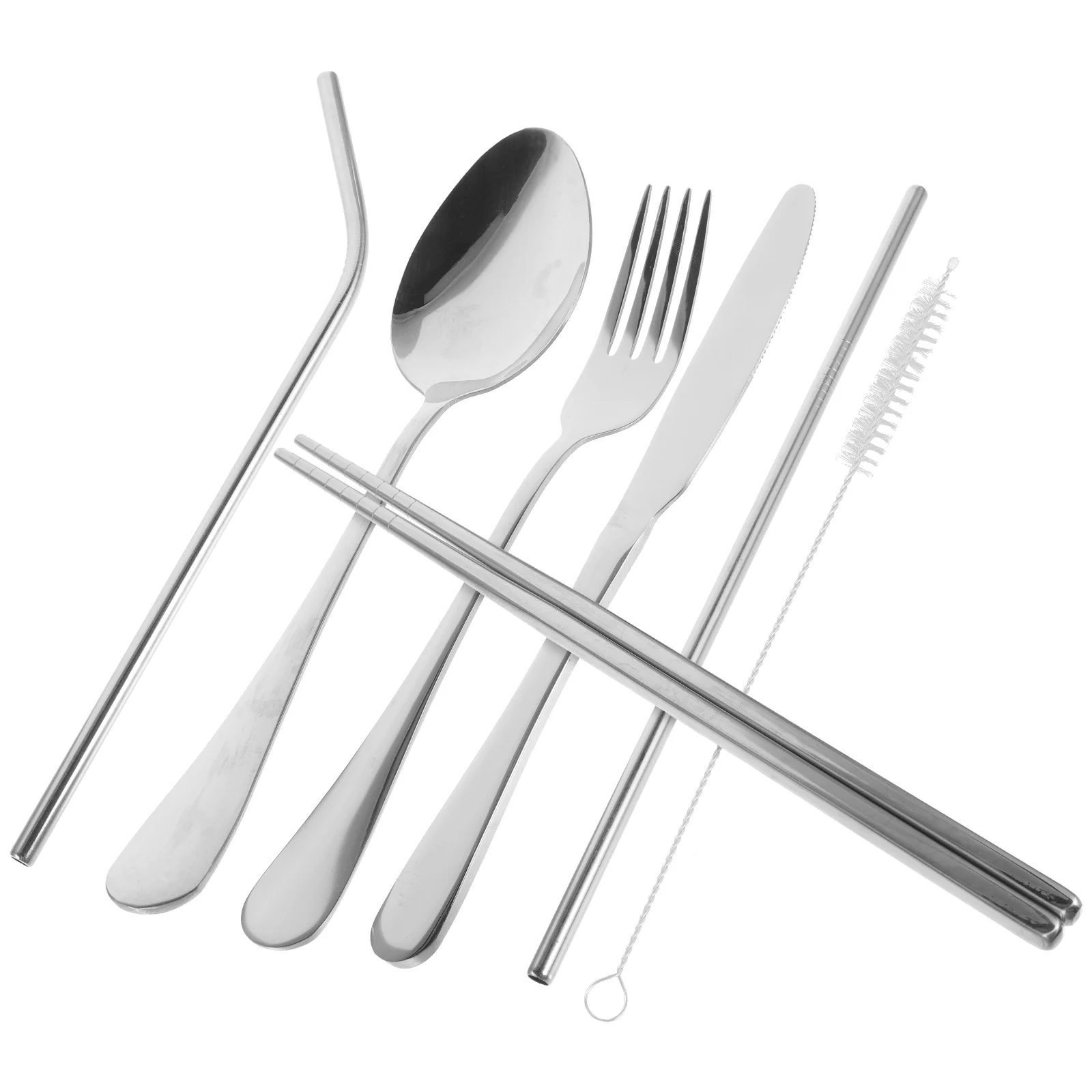Stainless Steel Travel Silverware Set Portable Reusable Cutlery Case Lightweight Durable 410 Material Picnics Camping Outdoor
Stainless Steel Travel Silverware Set Portable Reusable Cutlery Case Lightweight Durable 410 Material Picnics Camping Outdoor