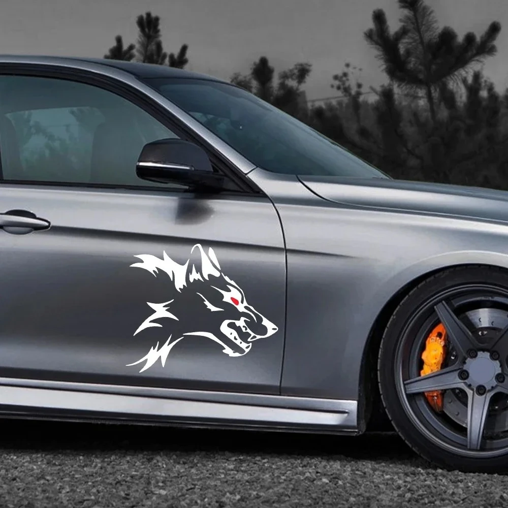 2Pcs Creative Wolf Head Car Door Side Skirts Stickers Self Adhesive Cool Vinyl Decals Auto Body Decoration Stickers Accessories
2Pcs Creative Wolf Head Car Door Side Skirts Stickers Self Adhesive Cool Vinyl Decals Auto Body Decoration Stickers Accessories