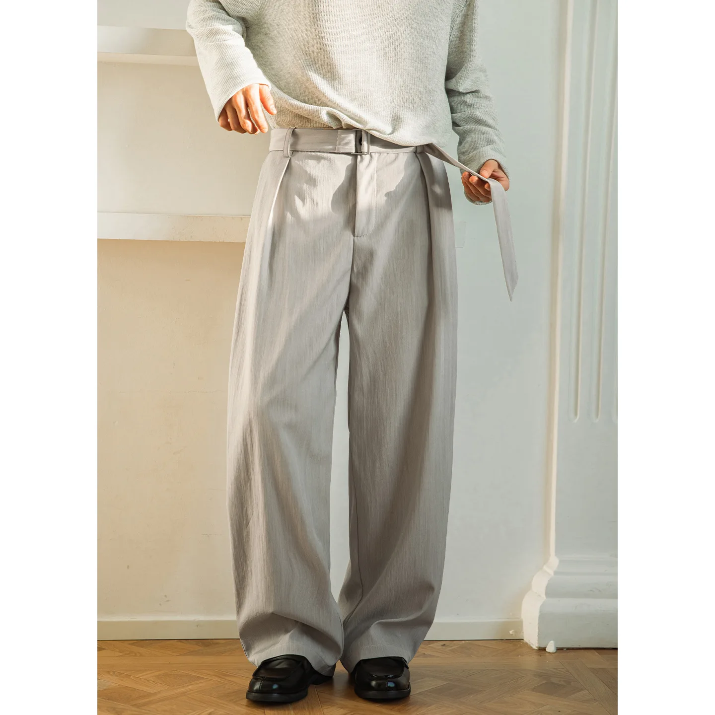 Light Luxury Old Money Belt Adjustable Drape Casual Pants Men's 2026 Spring Straight Pants Loose
Light Luxury Old Money Belt Adjustable Drape Casual Pants Men's 2026 Spring Straight Pants Loose