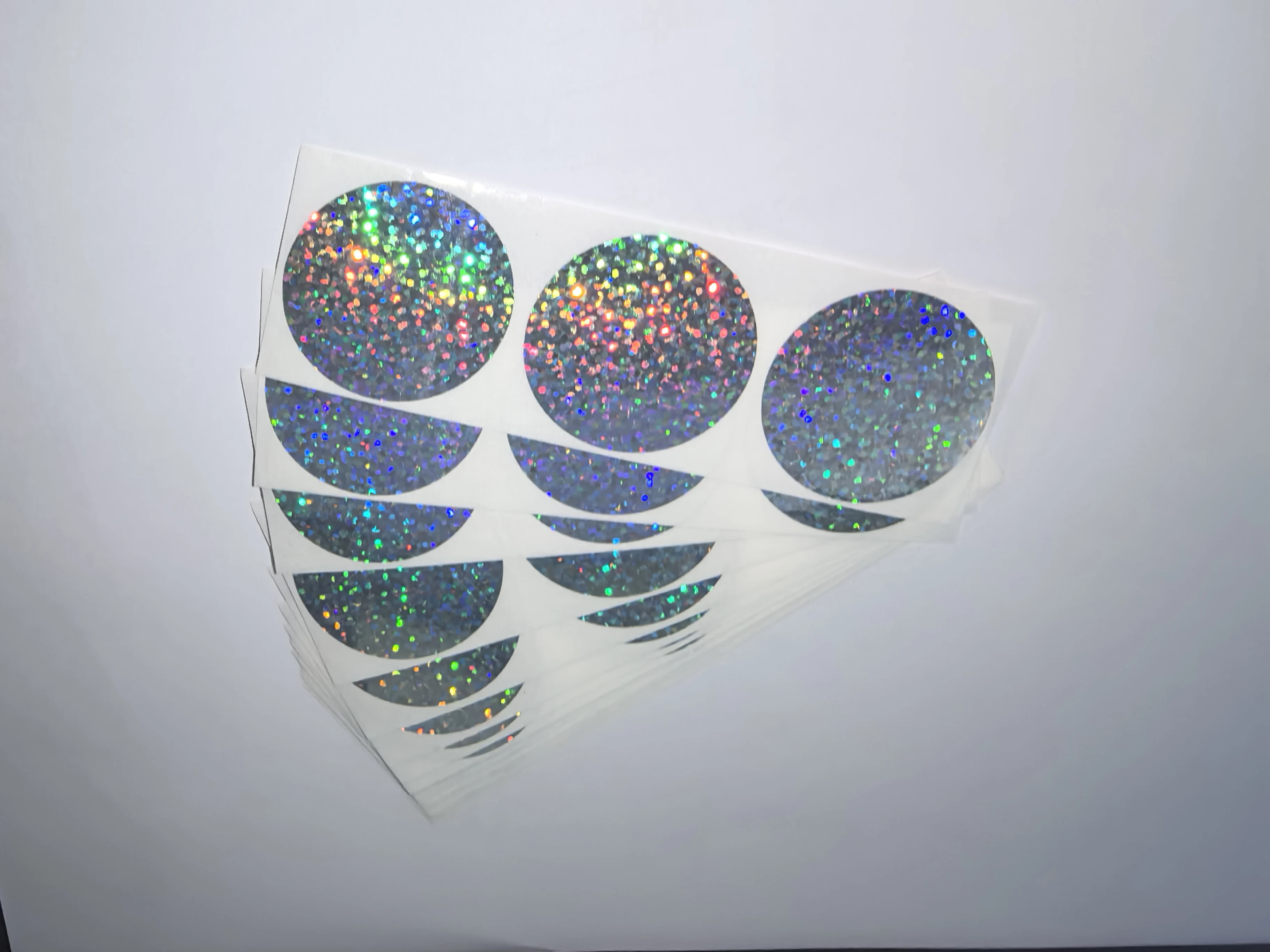 100pcs 1.5"Inch Round Scratch Off Stickers 38x38mm Little Laser Dots Color Metallic Hologram game Scratch Sticker Wedding card
100pcs 1.5"Inch Round Scratch Off Stickers 38x38mm Little Laser Dots Color Metallic Hologram game Scratch Sticker Wedding card