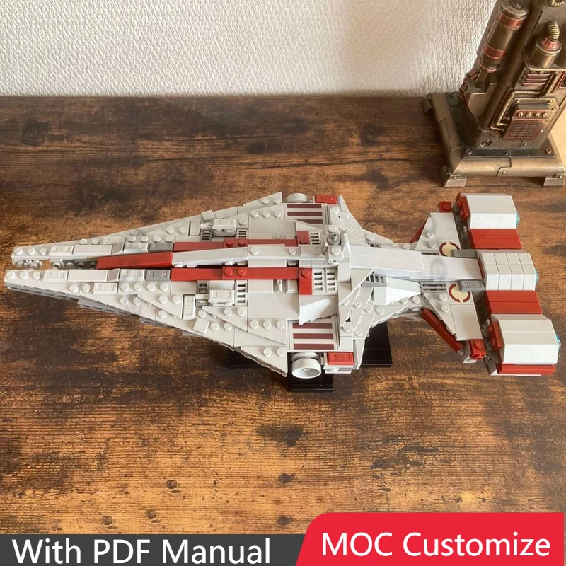 Набор для сборки космического лайнеров Star Battle (664 детали), модульный конструктор MOC, креативный дизайн, простой в использовании, для детей, подарок на праздник
Набор для сборки космического лайнеров Star Battle (664 детали), модульный конструктор MOC, креативный дизайн, простой в использовании, для детей, подарок на праздник