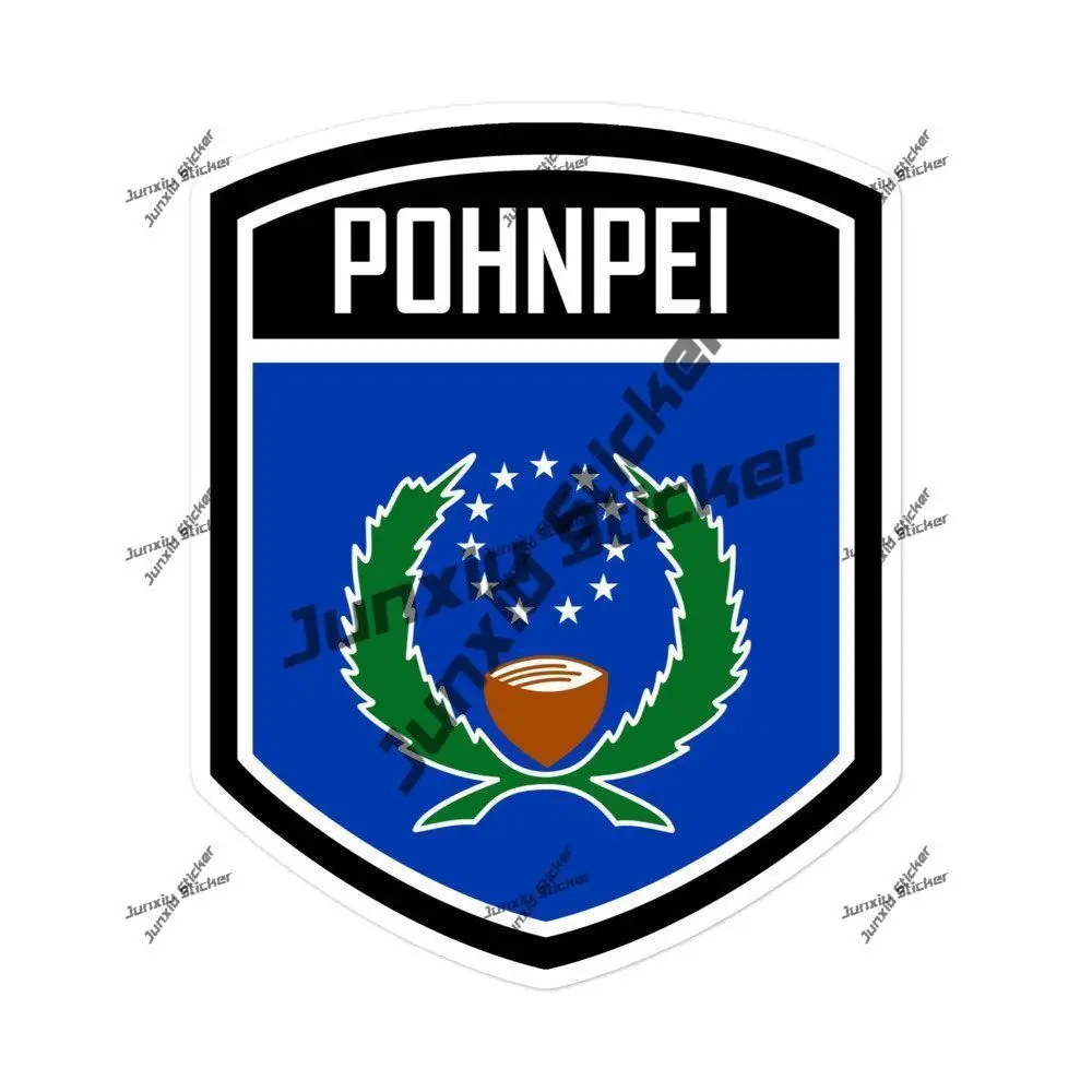 Pohnpei Decal Pohnpei Flag Emblem Stickers Coat of Arms of Pohnpei National Shield Decal Vehicle Decor Accessories for Car Truck
Pohnpei Decal Pohnpei Flag Emblem Stickers Coat of Arms of Pohnpei National Shield Decal Vehicle Decor Accessories for Car Truck