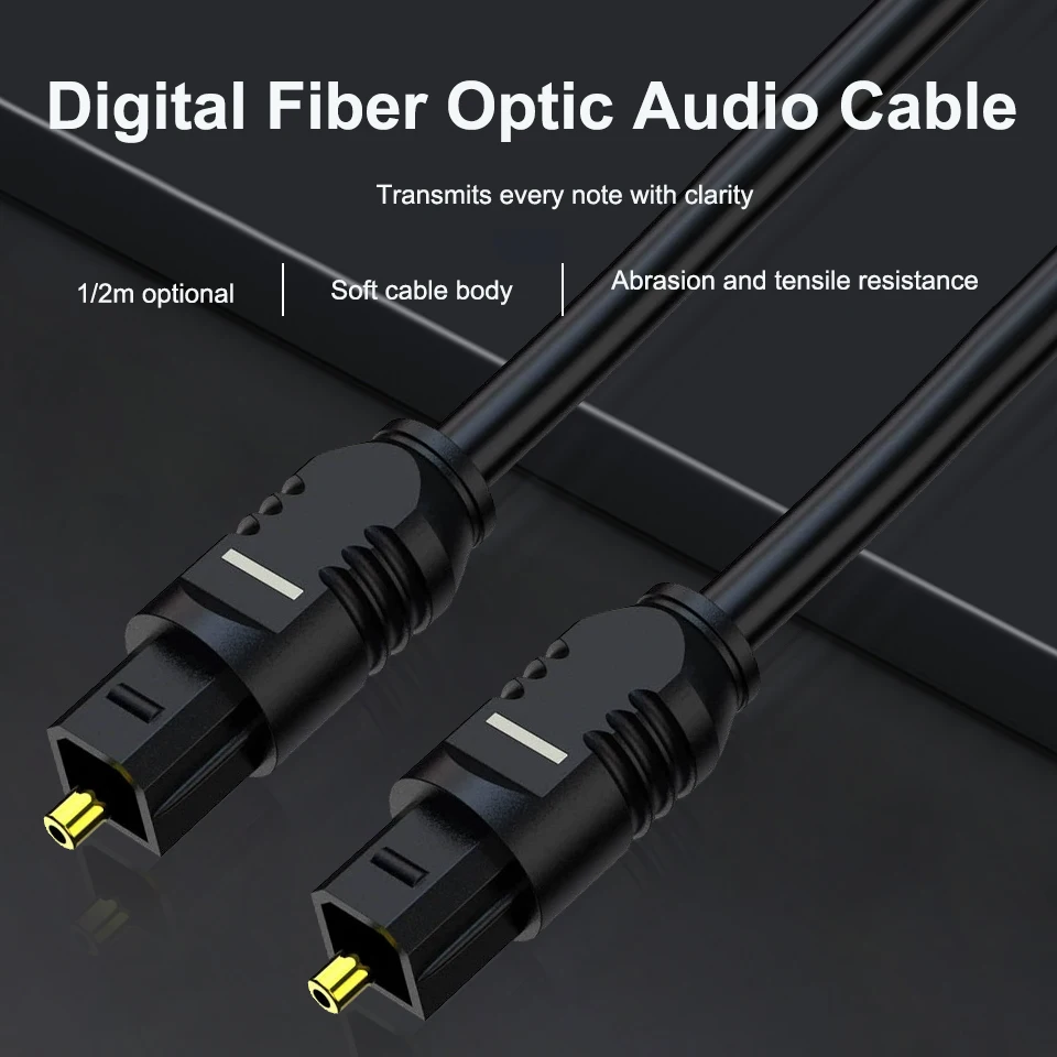 Fiber Optic Cables for SONY Home Theater SPDIF Digital Audio Fiber Optic Cables Spearker Speakers TVs Xbox Players Toslink Cable
Fiber Optic Cables for SONY Home Theater SPDIF Digital Audio Fiber Optic Cables Spearker Speakers TVs Xbox Players Toslink Cable