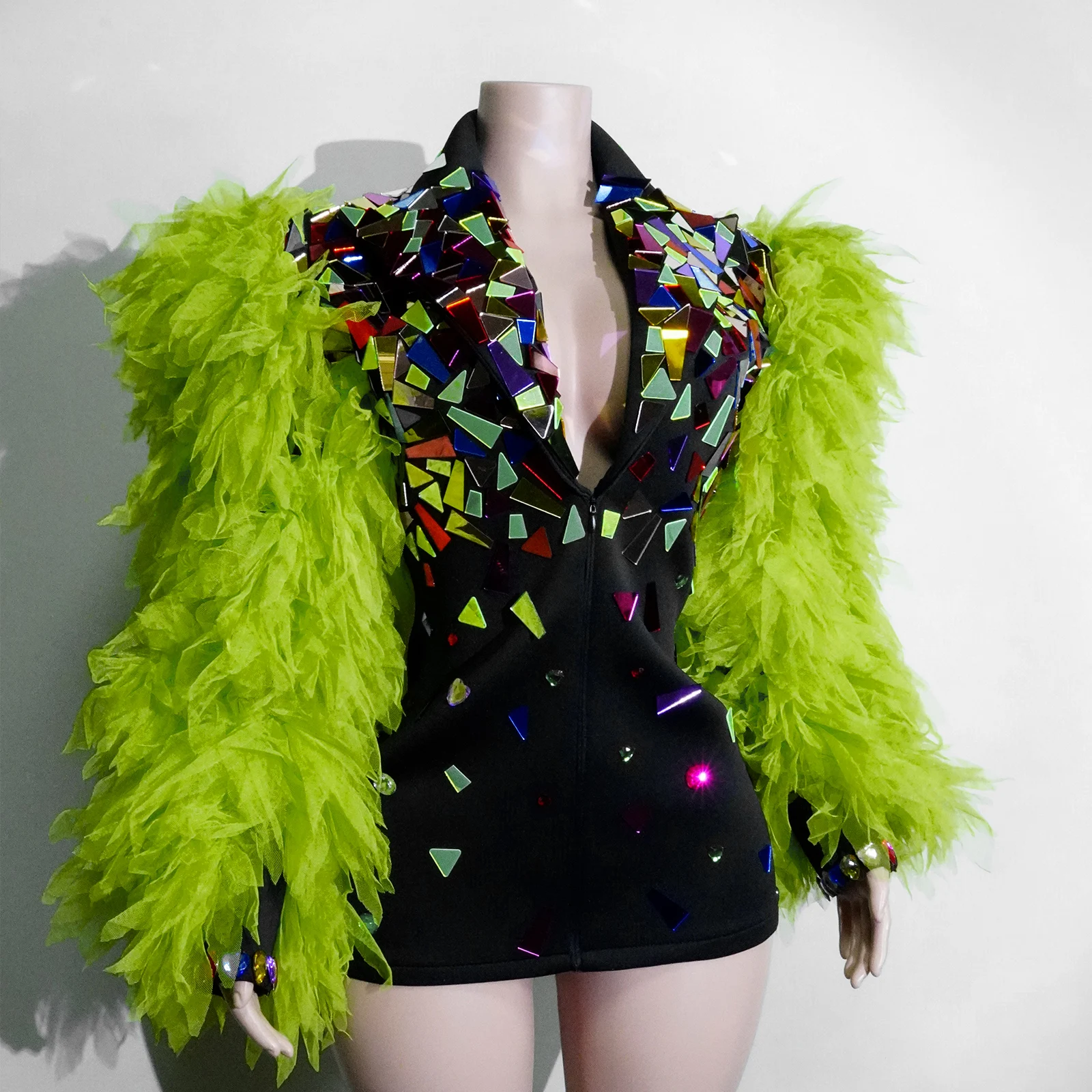 Fashion Crystals Rhinestones Evening Party Long Tas Dress Women Jacket Club Dress Black Sexy Jazz Singer Dancer Stage Costumes
Fashion Crystals Rhinestones Evening Party Long Tas Dress Women Jacket Club Dress Black Sexy Jazz Singer Dancer Stage Costumes