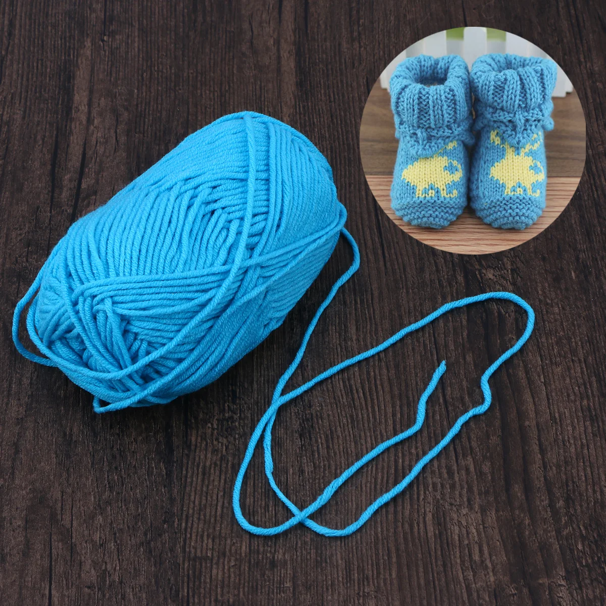 50G Milk Cotton Yarn Versatile Worsted Weight Yarn for Knitting Crochet Sweaters Accessories Soft Feel Turquoise
50G Milk Cotton Yarn Versatile Worsted Weight Yarn for Knitting Crochet Sweaters Accessories Soft Feel Turquoise