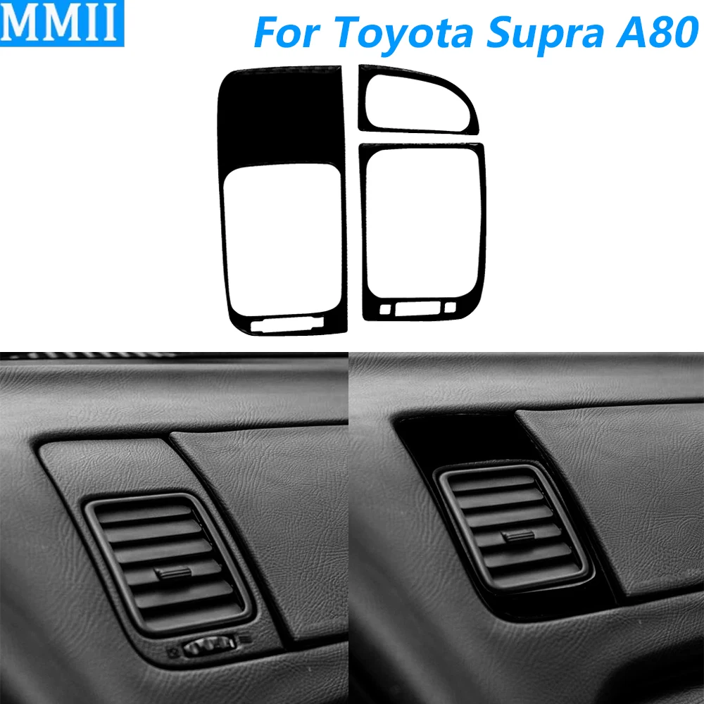 For Toyota Supra A80 MK4 1993-1999 Piano Black Co-pilot Dashboard Air Conditioning Vent Panel Cover Trim Car Accessories Sticker
For Toyota Supra A80 MK4 1993-1999 Piano Black Co-pilot Dashboard Air Conditioning Vent Panel Cover Trim Car Accessories Sticker