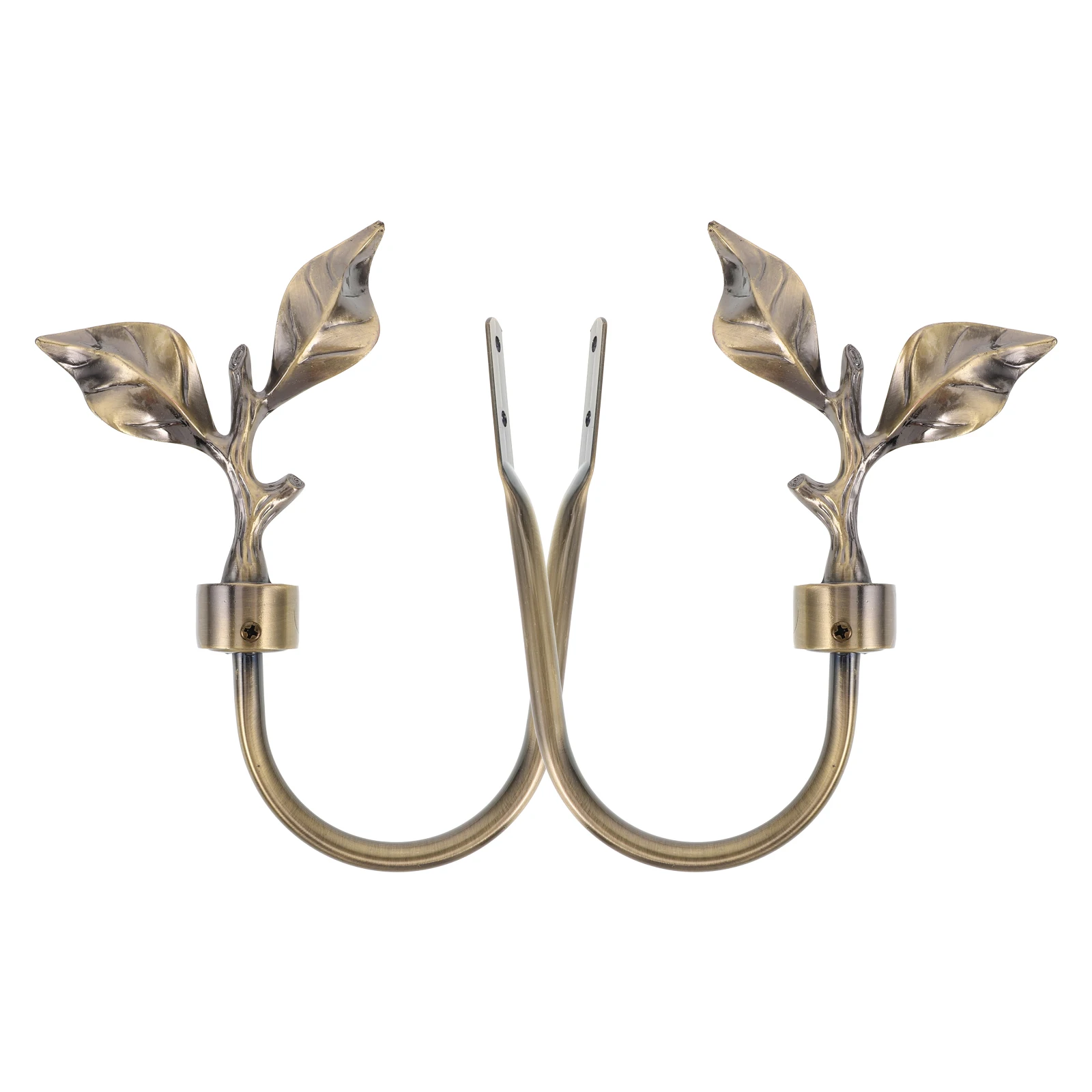 2Pcs Leaf Shaped Metal Curtain Holdbacks Antique Brass Wall Mounted Drapery Tiebacks For Window Decoration Accessories
2Pcs Leaf Shaped Metal Curtain Holdbacks Antique Brass Wall Mounted Drapery Tiebacks For Window Decoration Accessories