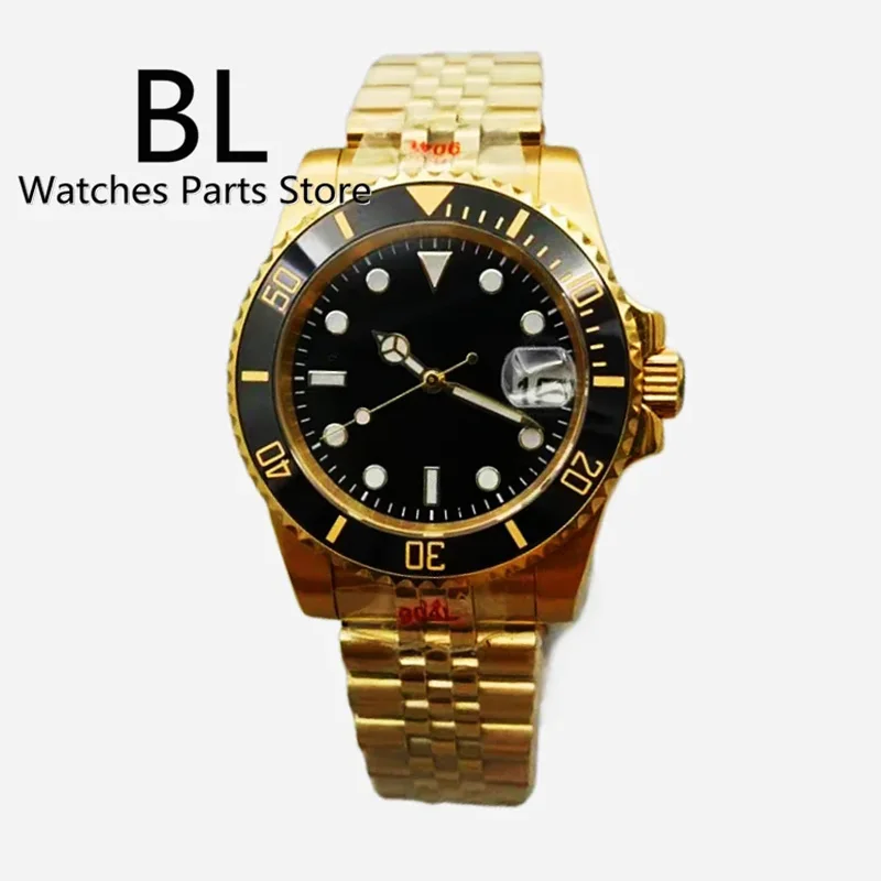 BL 40mm Full Gold Case Men's Mechanical Watch Sapphire Glass Jubilee Strap Waterproof Business Watch Men Relogio Masculino
BL 40mm Full Gold Case Men's Mechanical Watch Sapphire Glass Jubilee Strap Waterproof Business Watch Men Relogio Masculino