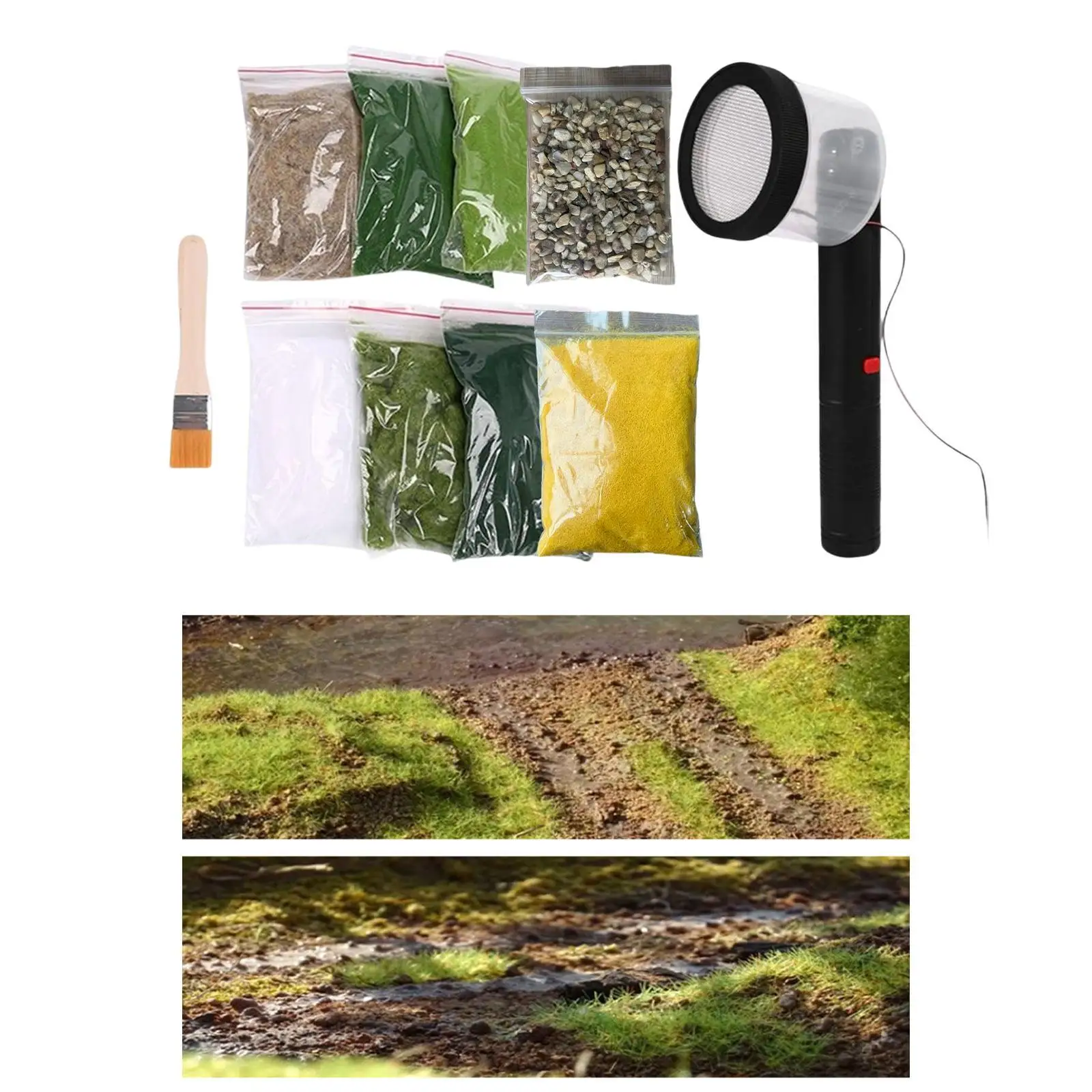 Аксессуары для статических флокирующих машин для бархатной приборной панели, микромодель железной дороги 
Аксессуары для статических флокирующих машин для бархатной приборной панели, микромодель железной дороги