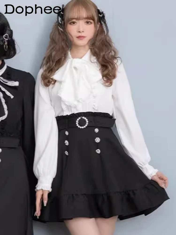 Spring and Summer New Versatile Japanese Sweet Skirt Wooden Ear Edge Exquisite Nail Drill Lotus Leaf Edge A-shaped Skirt Women
Spring and Summer New Versatile Japanese Sweet Skirt Wooden Ear Edge Exquisite Nail Drill Lotus Leaf Edge A-shaped Skirt Women