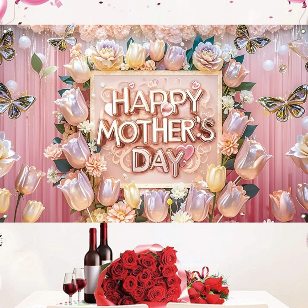 Flower Theme Happy Mother’s Day Backdrop Love Heart Romantic Mother Photography Backdrop Polyester Hanging Background
Flower Theme Happy Mother’s Day Backdrop Love Heart Romantic Mother Photography Backdrop Polyester Hanging Background