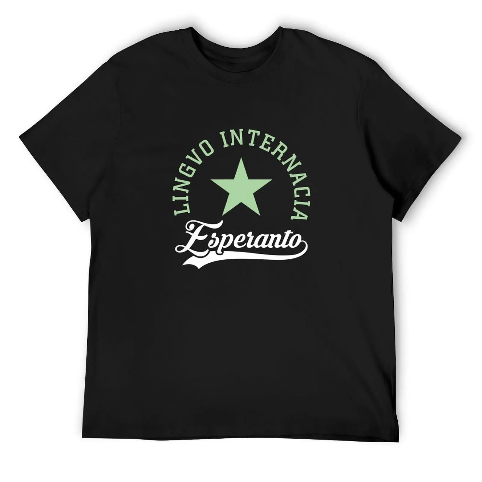 Esperanto Lingvo Internacia T-Shirt Funny t-shirts vintage clothes plus sizes anime t shirts black t-shirts for men
Esperanto Lingvo Internacia T-Shirt Funny t-shirts vintage clothes plus sizes anime t shirts black t-shirts for men