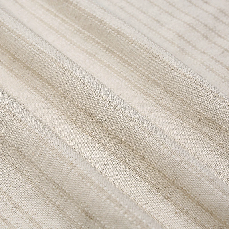 140x45cm Cotton Linen Fabric Beige Striped Making Afternoon Tea Tablecloth for Table Upholstery Curtain Dress DIY Sewing Fabric
140x45cm Cotton Linen Fabric Beige Striped Making Afternoon Tea Tablecloth for Table Upholstery Curtain Dress DIY Sewing Fabric