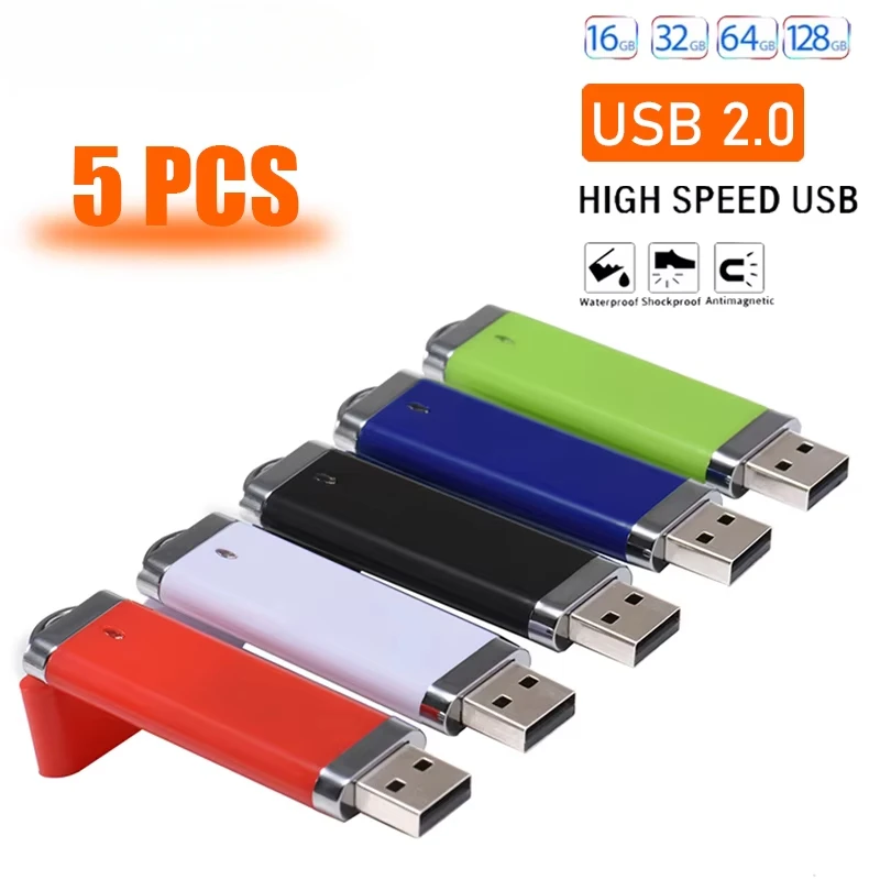 5 PCS LOT Pen Drive 128GB Black USB 2.0 Flash Drive 64GB 32GB Thumb Memory Stick Creative Gift 16GB for Laptop U Disk
5 PCS LOT Pen Drive 128GB Black USB 2.0 Flash Drive 64GB 32GB Thumb Memory Stick Creative Gift 16GB for Laptop U Disk