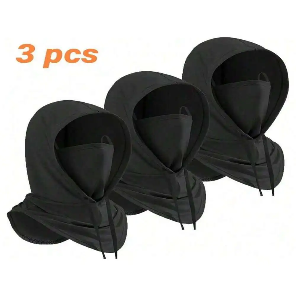 3 Pack Breathable Full Head Mask - Adjustable Drawstring Face Cover For Outdoor Activities
3 Pack Breathable Full Head Mask - Adjustable Drawstring Face Cover For Outdoor Activities