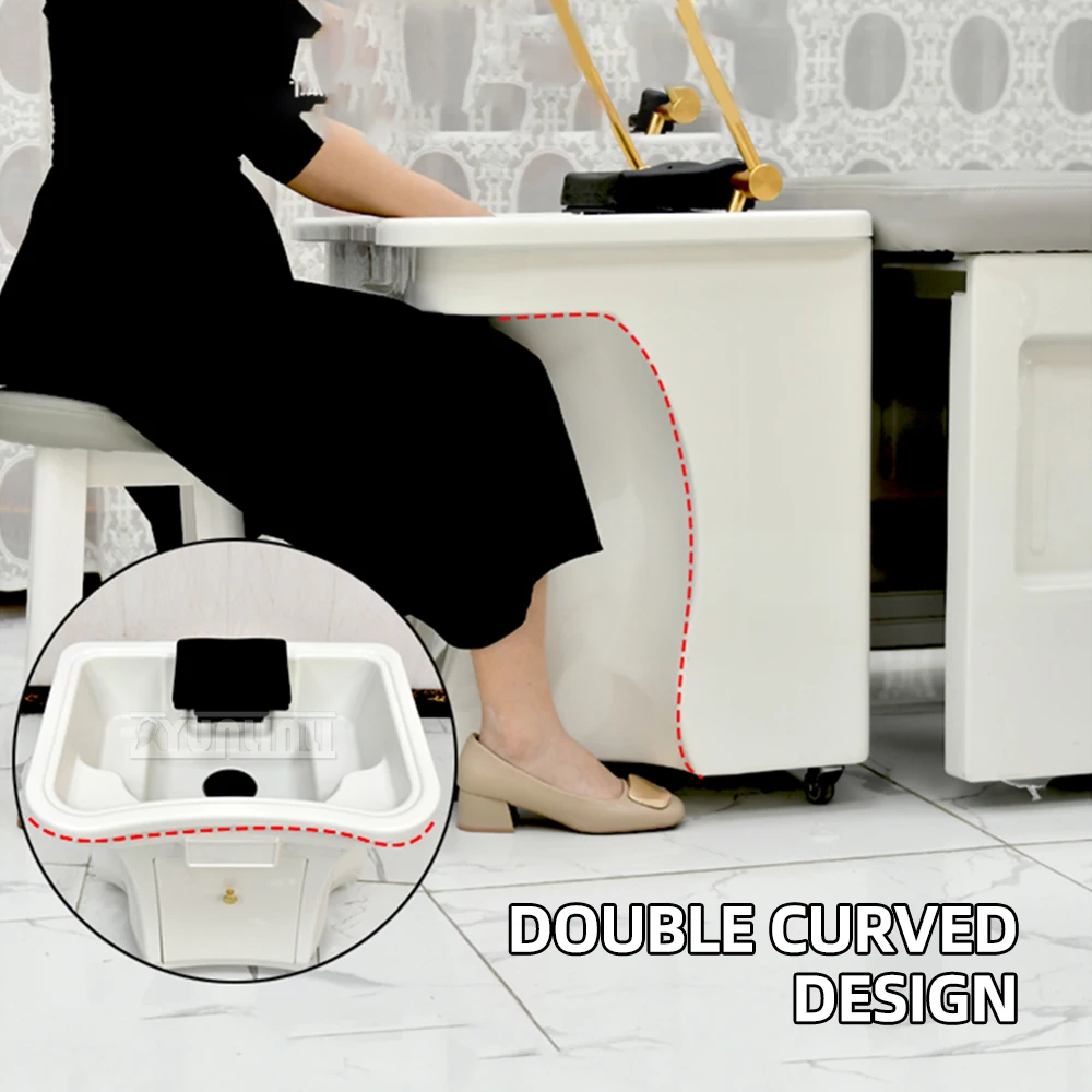 Yunlin Li Shampoo Bed Beauty Salon Special Removable Head Therapy Shampoo Basin Water Circulation Fumigation
Yunlin Li Shampoo Bed Beauty Salon Special Removable Head Therapy Shampoo Basin Water Circulation Fumigation