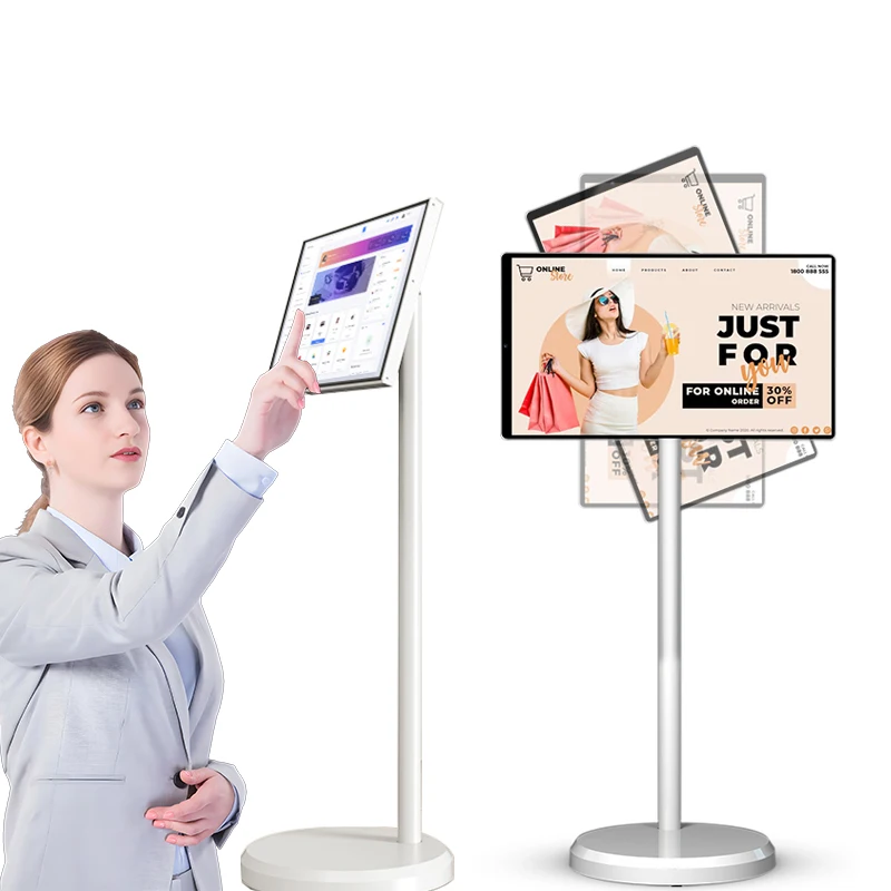 Battery powered portable digital display with rotatable touch screen 21.5 inches
Battery powered portable digital display with rotatable touch screen 21.5 inches