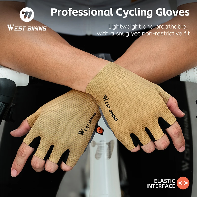 WEST BIKING Cycling Gloves Half Finger Summer Non-slip Shockproof Bike Gloves Men And Women Outdoor Sports Gel Bicycle Gloves
WEST BIKING Cycling Gloves Half Finger Summer Non-slip Shockproof Bike Gloves Men And Women Outdoor Sports Gel Bicycle Gloves