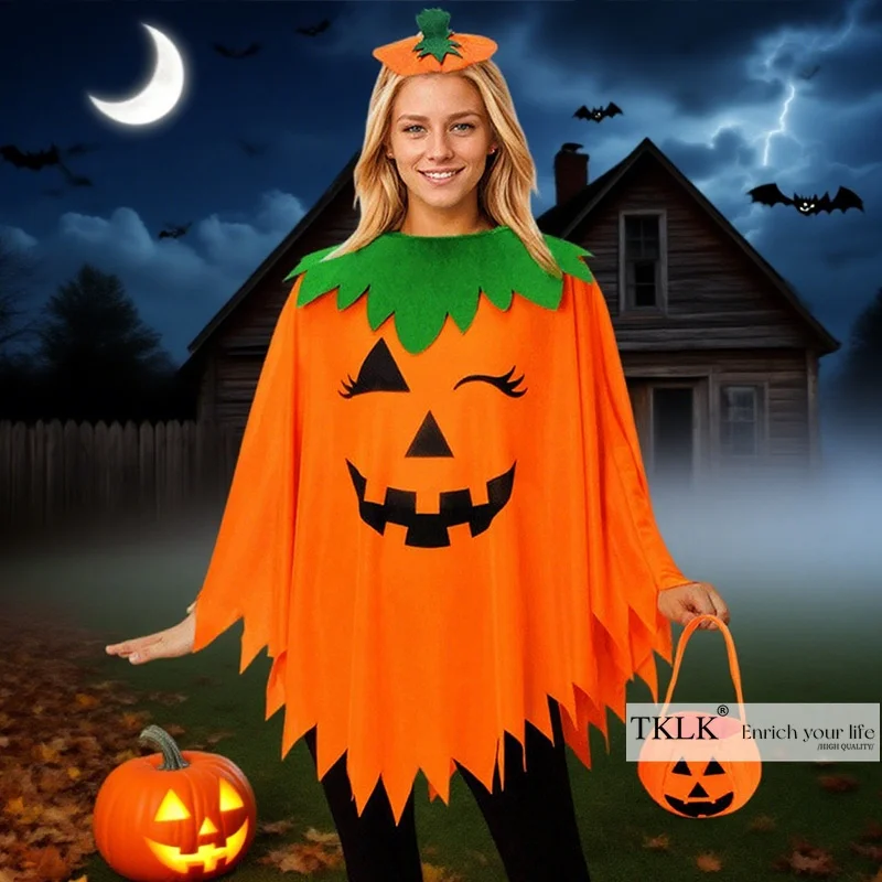1 Set pumpkin Party supplies, Luminous and non-luminous Halloween party pumpkin costume cape wave shawl set and the pumpkin bag
1 Set pumpkin Party supplies, Luminous and non-luminous Halloween party pumpkin costume cape wave shawl set and the pumpkin bag