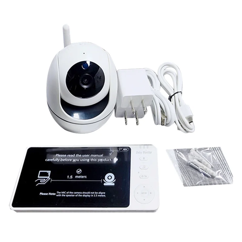 ABRE-Video Baby Monitor 2.4G 355° Surveillance Cameras With Temperature Display Screen Smart Home
ABRE-Video Baby Monitor 2.4G 355° Surveillance Cameras With Temperature Display Screen Smart Home