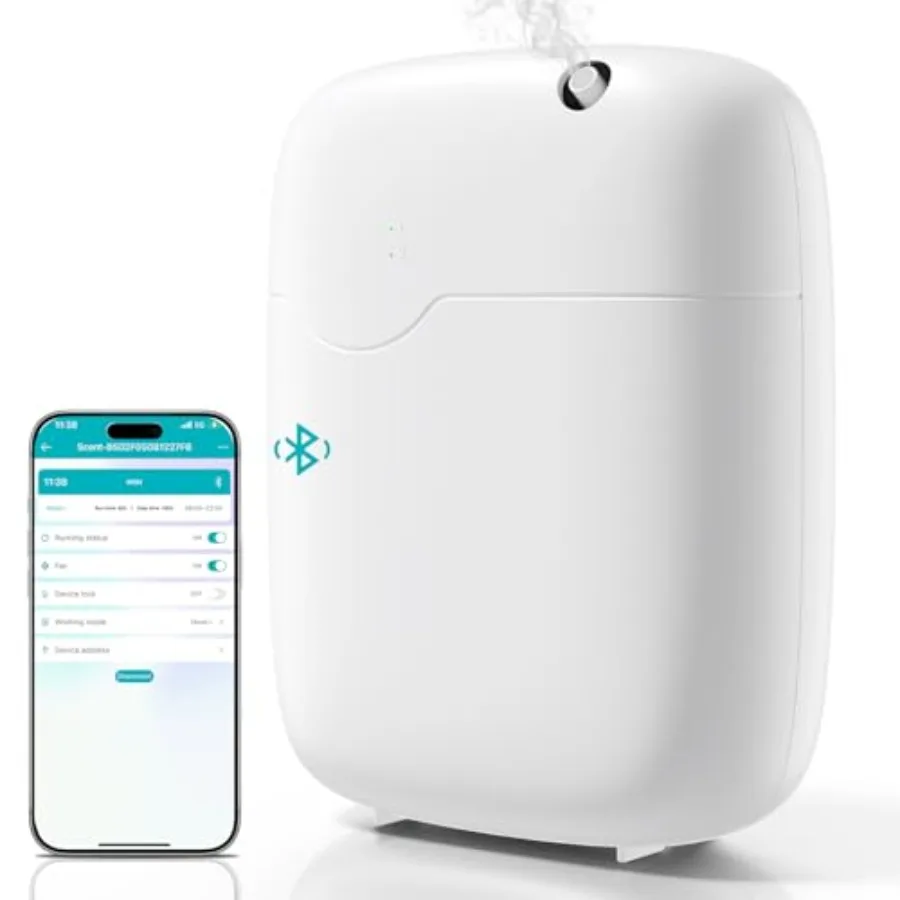 Waterless Essential Oil Diffuser - 3000 Sq.Ft Coverage, Whole-House Scent Diffuser Machine for Aromatherapy, 400ml Capacity, Ap
Waterless Essential Oil Diffuser - 3000 Sq.Ft Coverage, Whole-House Scent Diffuser Machine for Aromatherapy, 400ml Capacity, Ap