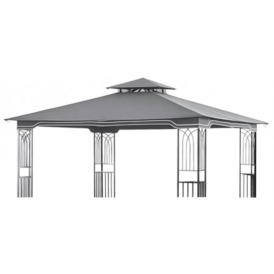 Replacement Gazebo Canopy Compatible with 10 x 12 Regency II Patio Gazebo Model L-GZ798PST, A101004104, A101004105, Grey
Replacement Gazebo Canopy Compatible with 10 x 12 Regency II Patio Gazebo Model L-GZ798PST, A101004104, A101004105, Grey