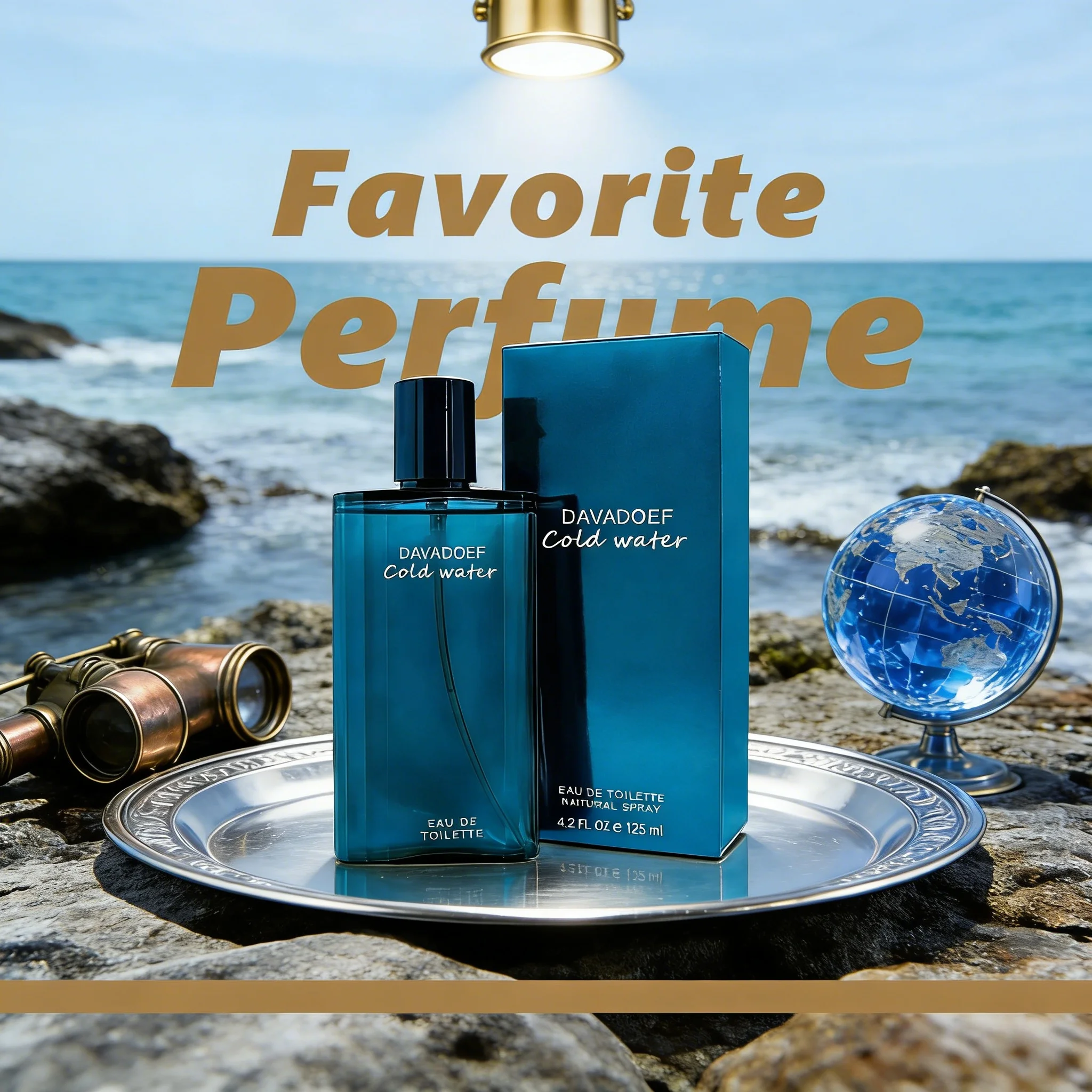 DAVADOEF Cold Water Eau de Toilette 125ml, Fresh Aquatic Citrus Men's Cologne, Long Lasting Woody Perfume, Ideal Holiday Gift
DAVADOEF Cold Water Eau de Toilette 125ml, Fresh Aquatic Citrus Men's Cologne, Long Lasting Woody Perfume, Ideal Holiday Gift