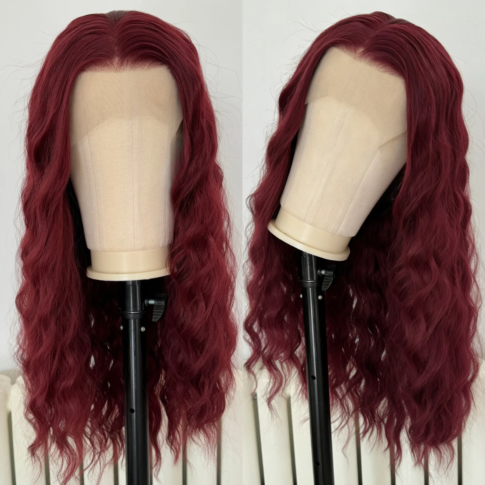 Длинные красные волнистые парики 13x4 с кружевной передней частью для женщин, бургундские, темно-красные, винные, с глубокими локонами, синтетические, для вечеринок, косплея, повседневного использования
Длинные красные волнистые парики 13x4 с кружевной передней частью для женщин, бургундские, темно-красные, винные, с глубокими локонами, синтетические, для вечеринок, косплея, повседневного использования
