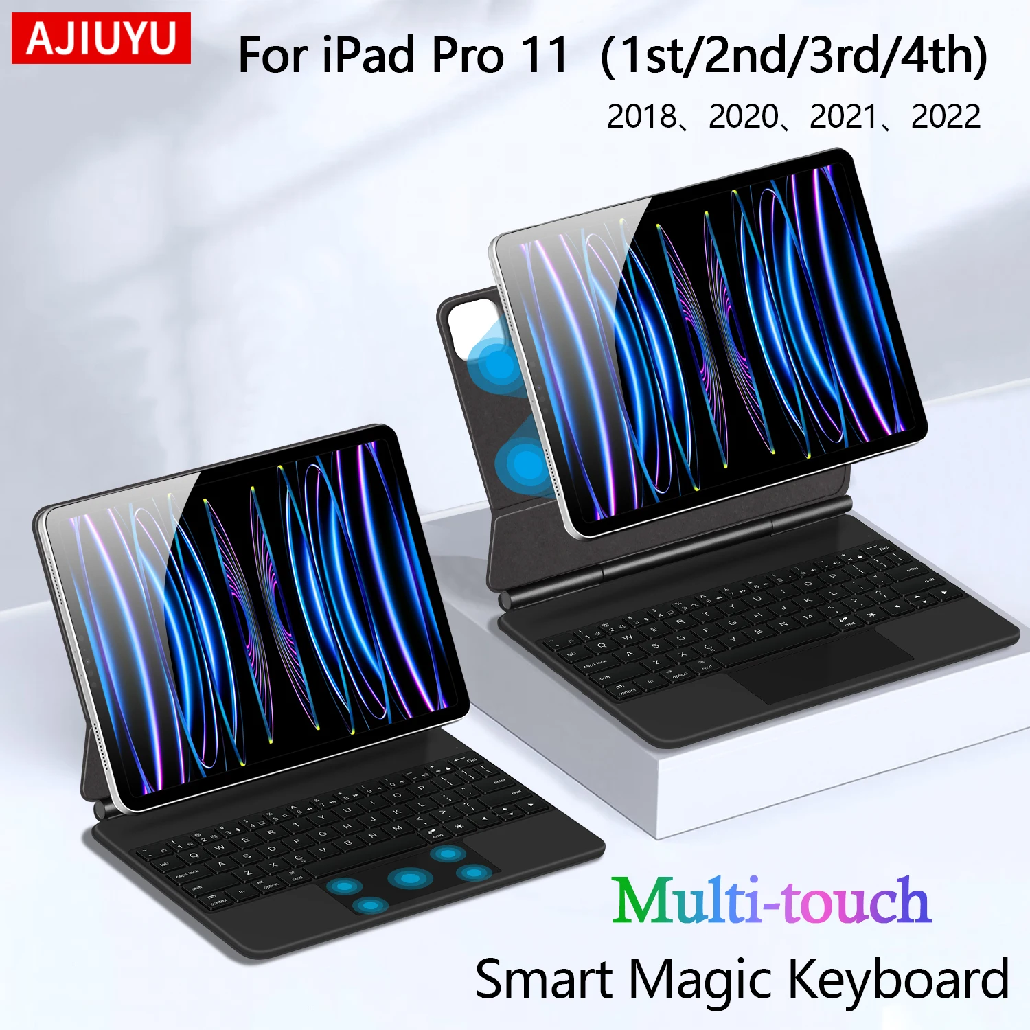 Волшебная клавиатура с подсветкой для iPad Pro 11 Чехол 1-го, 2-го, 3-го 4-го поколения iPad Pro 11 дюймов 2022 2021 2020 2018 Smart Cover Folio
Волшебная клавиатура с подсветкой для iPad Pro 11 Чехол 1-го, 2-го, 3-го 4-го поколения iPad Pro 11 дюймов 2022 2021 2020 2018 Smart Cover Folio