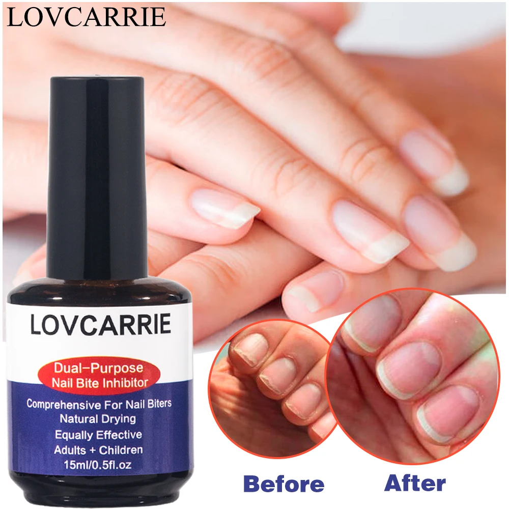 LOVCARRIE Stop Nail Biting Nail Polish Treatment for Kids Adults Super Bitter Liquid Finger Thumb Suck Stopper Repair Varnish
LOVCARRIE Stop Nail Biting Nail Polish Treatment for Kids Adults Super Bitter Liquid Finger Thumb Suck Stopper Repair Varnish