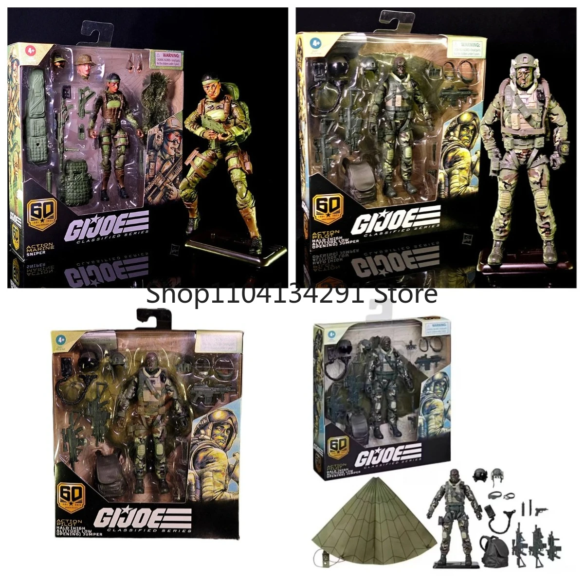 6-дюймовый G.I.JOE Gijoe, посвященная 60-летию коммутации, секретная серия, джемпер-пилот, снайпер, подарки, игрушечные модели, фигурки
6-дюймовый G.I.JOE Gijoe, посвященная 60-летию коммутации, секретная серия, джемпер-пилот, снайпер, подарки, игрушечные модели, фигурки