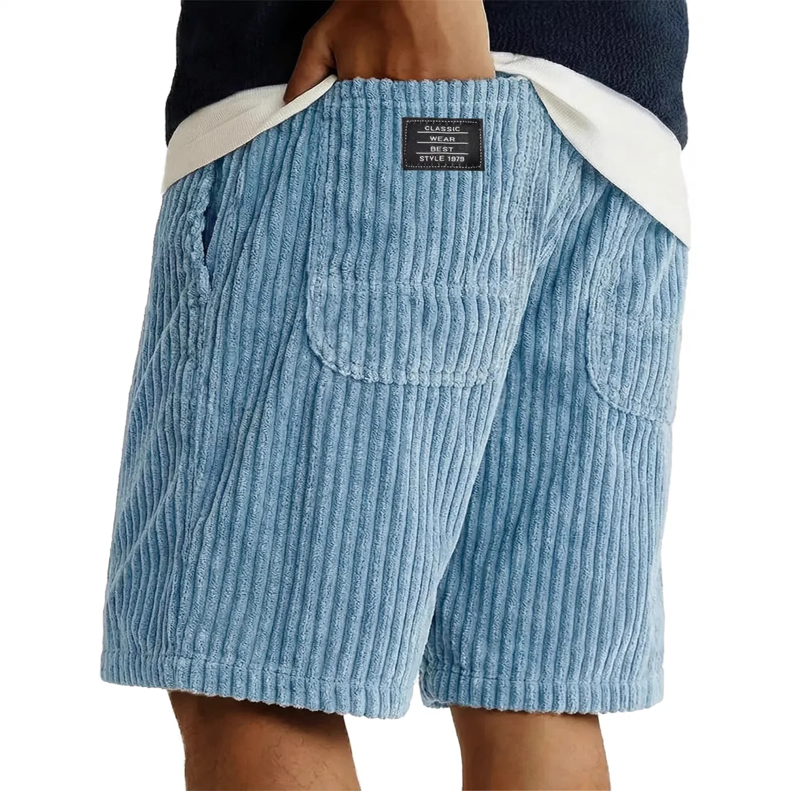 2026 Mens Corduroy Shorts Vintage Solid Color Loose Straight Knee Length Outdoor Casual Spring Summer Stylish Breathable Shorts
2026 Mens Corduroy Shorts Vintage Solid Color Loose Straight Knee Length Outdoor Casual Spring Summer Stylish Breathable Shorts