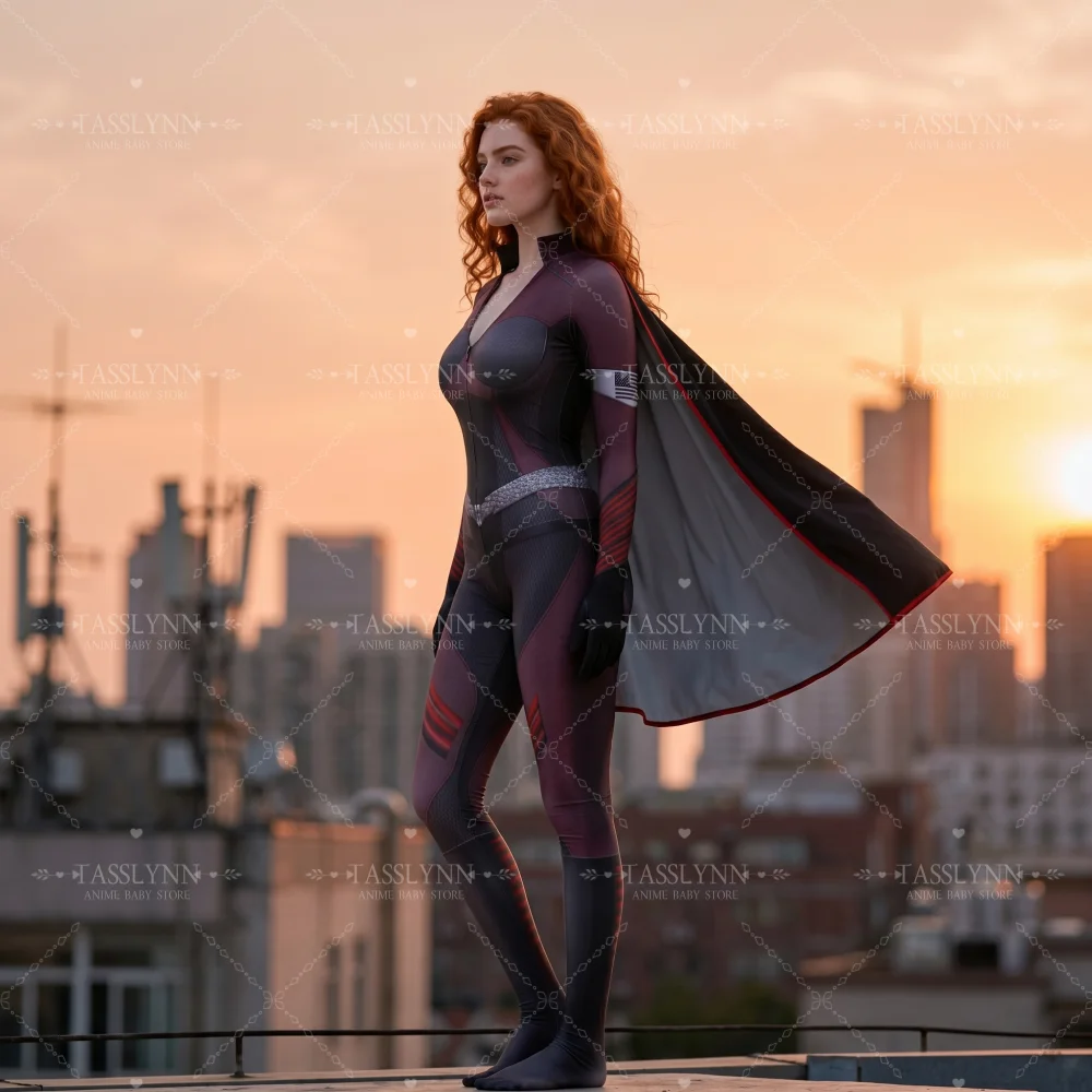 Starlight Cosplay Costume for Women 3D Printed Superhero Zentai Bodysuit with Cape Halloween Comic Con Superhero Outfit
Starlight Cosplay Costume for Women 3D Printed Superhero Zentai Bodysuit with Cape Halloween Comic Con Superhero Outfit