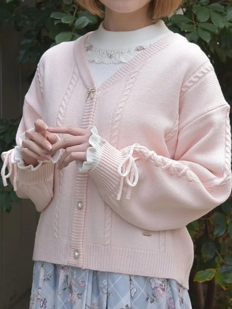 Повседневный вязаный кардиган с V-образным вырезом, на пуговицах, с перекрестными завязками, мягкий, средней толщины, с длинными рукавами, для женщин
Повседневный вязаный кардиган с V-образным вырезом, на пуговицах, с перекрестными завязками, мягкий, средней толщины, с длинными рукавами, для женщин