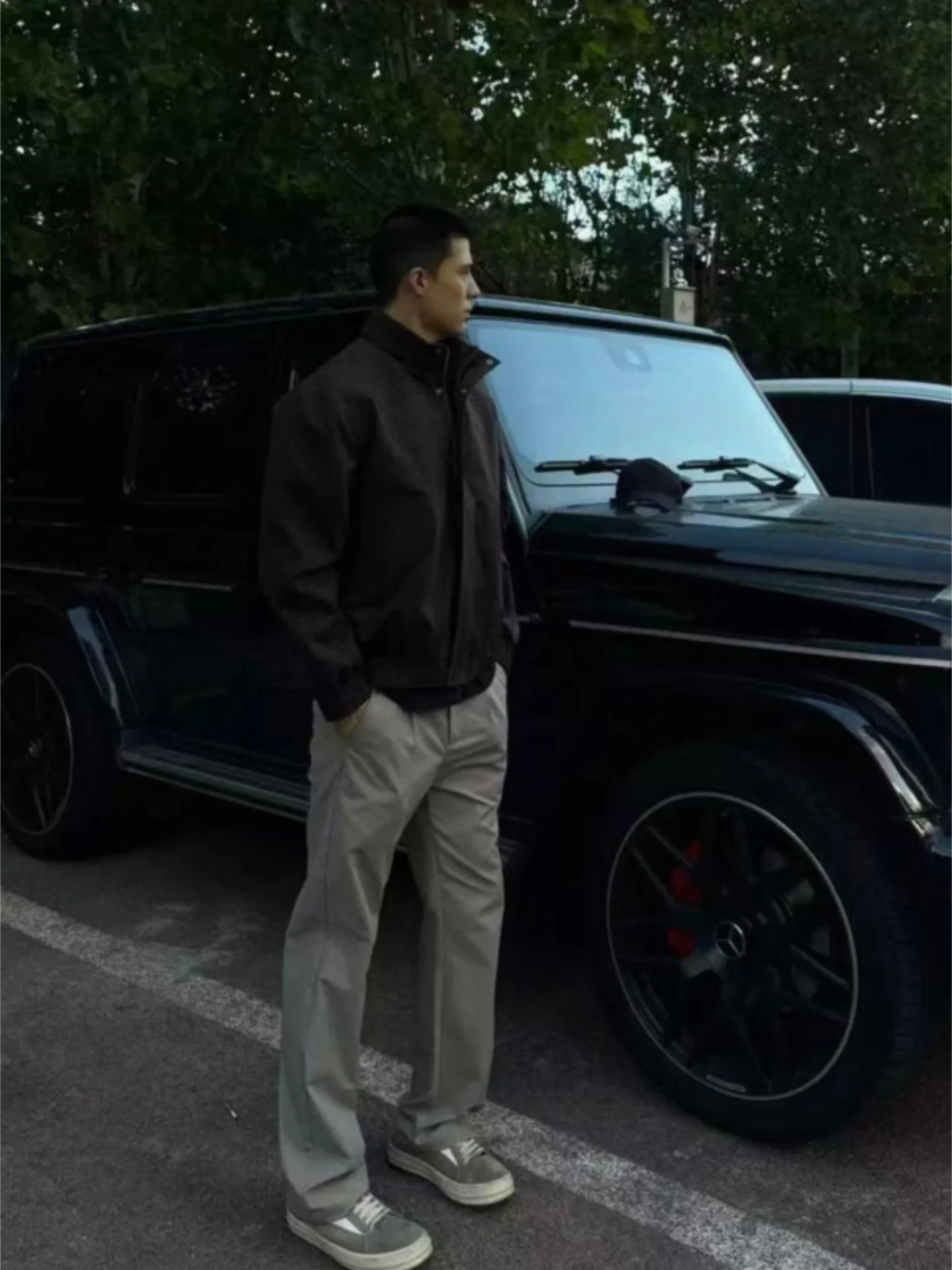 Ankla Red Stand Collar Rider Jaet Men's Hard Man Sle Autumn ort Boxy oulder Outerwear American Sle Polyester Jaet
Ankla Red Stand Collar Rider Jaet Men's Hard Man Sle Autumn ort Boxy oulder Outerwear American Sle Polyester Jaet