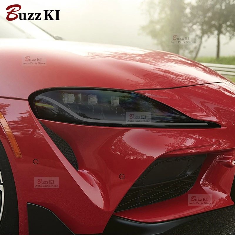 For Toyota Supra 2019 2020 Accessories 2 Pcs Car Headlight Protective Film Headlamp Restoration Transparent Black TPU Sticker
For Toyota Supra 2019 2020 Accessories 2 Pcs Car Headlight Protective Film Headlamp Restoration Transparent Black TPU Sticker