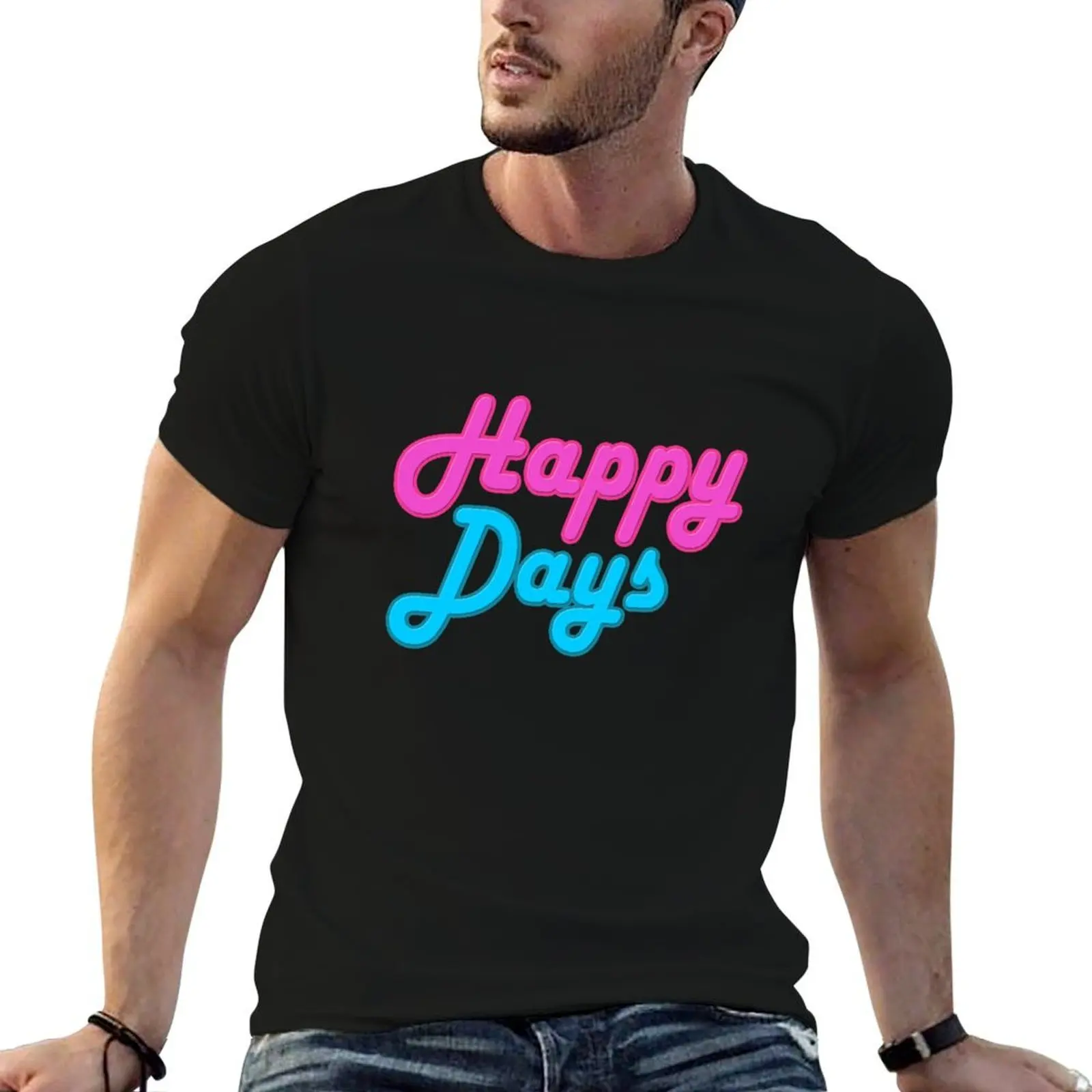 Happy Days Logo Recreation T-Shirt t shirt man cotton man t shirts for men casual man t shirt summer T-shirt
Happy Days Logo Recreation T-Shirt t shirt man cotton man t shirts for men casual man t shirt summer T-shirt