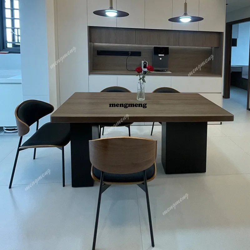 Italian Slate Dining Table Mid-Century Style Solid Wood Restaurant Living Room Dining Table Balcony Designer Home Furniture
Italian Slate Dining Table Mid-Century Style Solid Wood Restaurant Living Room Dining Table Balcony Designer Home Furniture