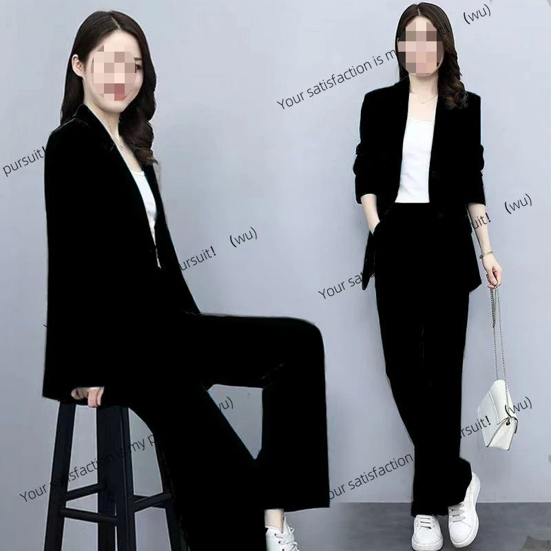ZOCI-Spring and Autumn women's clothing, thin suit and trousers, two-piece suit, trouser suit.
ZOCI-Spring and Autumn women's clothing, thin suit and trousers, two-piece suit, trouser suit.