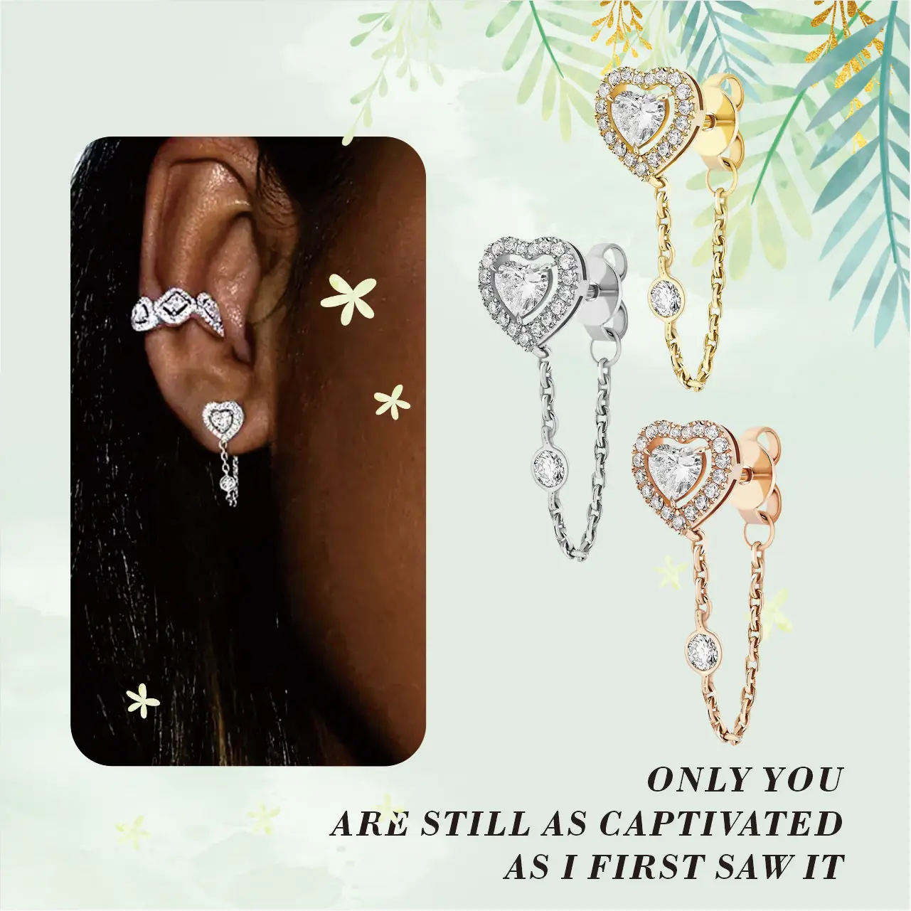 Joy Love Heart Earrings Single S925 Sterling Silver Design Messi Jewelry Valentine's Day Gift Party Holiday Explosion Limited
Joy Love Heart Earrings Single S925 Sterling Silver Design Messi Jewelry Valentine's Day Gift Party Holiday Explosion Limited