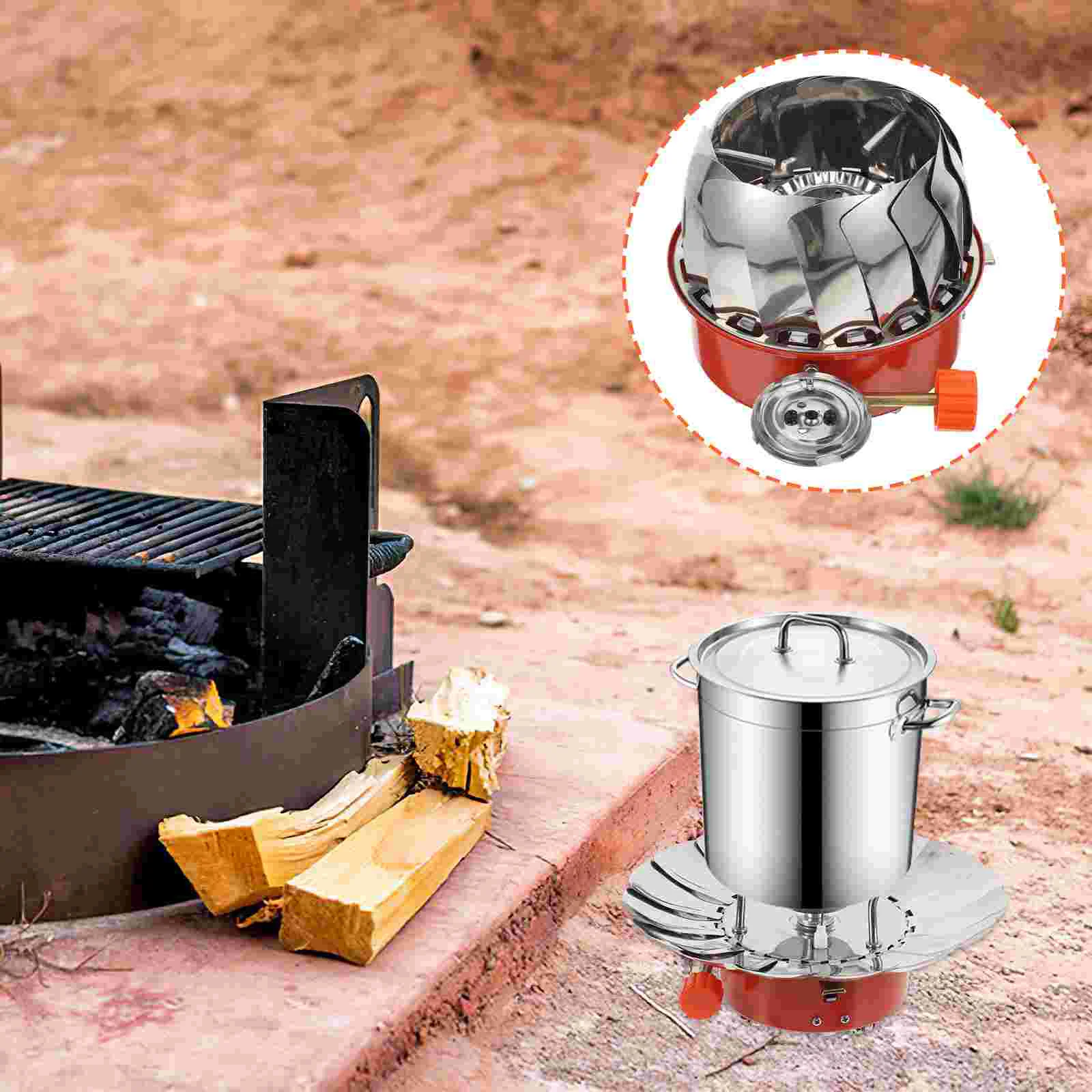 Outdoor Portable Wind-Resistant Furnace End Lotus Furnace Camping Picnic Coying Utensils Cooking Range Picnic Stoves (Small)
Outdoor Portable Wind-Resistant Furnace End Lotus Furnace Camping Picnic Coying Utensils Cooking Range Picnic Stoves (Small)