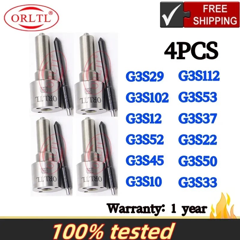 4 PCS G3S53 G3S37 G3S22 G3S50 G3S33 G3S102 G3S12 G3S45 G3S10 G3S112 G3S29 G3S52 Diesel Fuel injector Nozzle For Auto Part
4 PCS G3S53 G3S37 G3S22 G3S50 G3S33 G3S102 G3S12 G3S45 G3S10 G3S112 G3S29 G3S52 Diesel Fuel injector Nozzle For Auto Part