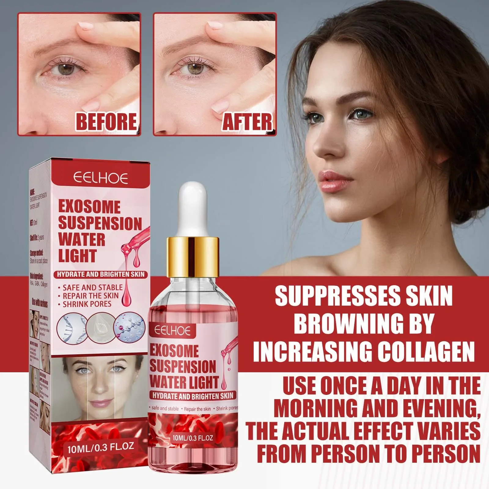 10ml Anti wrinkle essence, facial skin care, repair, fade fine lines, exocrine body energy essence
10ml Anti wrinkle essence, facial skin care, repair, fade fine lines, exocrine body energy essence