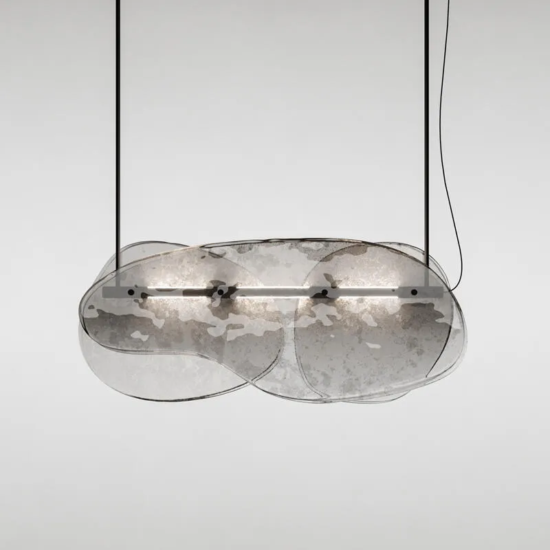 ltalian Modern Hanging Lamp For Dining room Kitchen Table Island Layered Clear Gray Glass Pendant Light Long LED Chandelier
ltalian Modern Hanging Lamp For Dining room Kitchen Table Island Layered Clear Gray Glass Pendant Light Long LED Chandelier